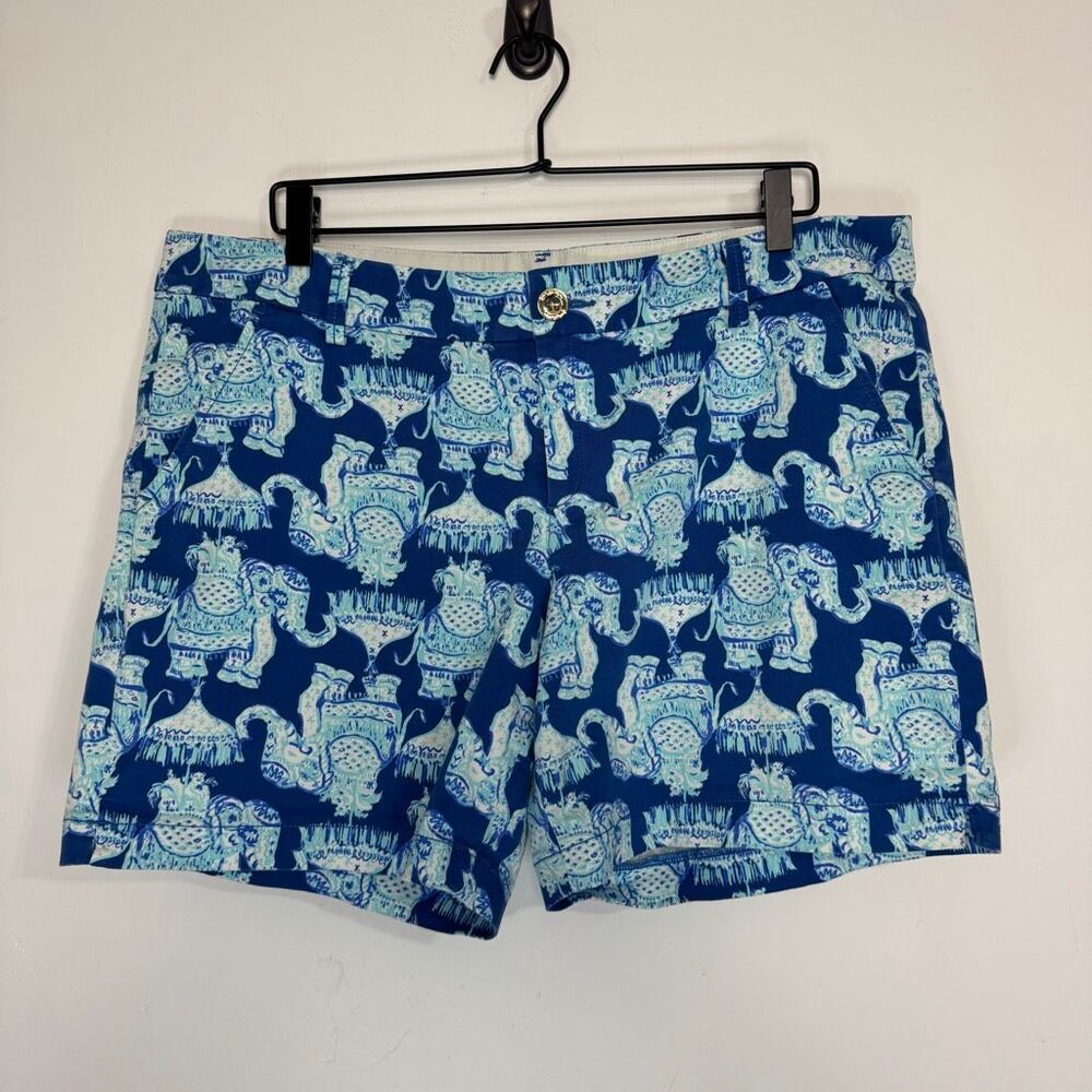 Lilly Pulitzer Deep Indigo Joyride Jayne 7" Shorts 16